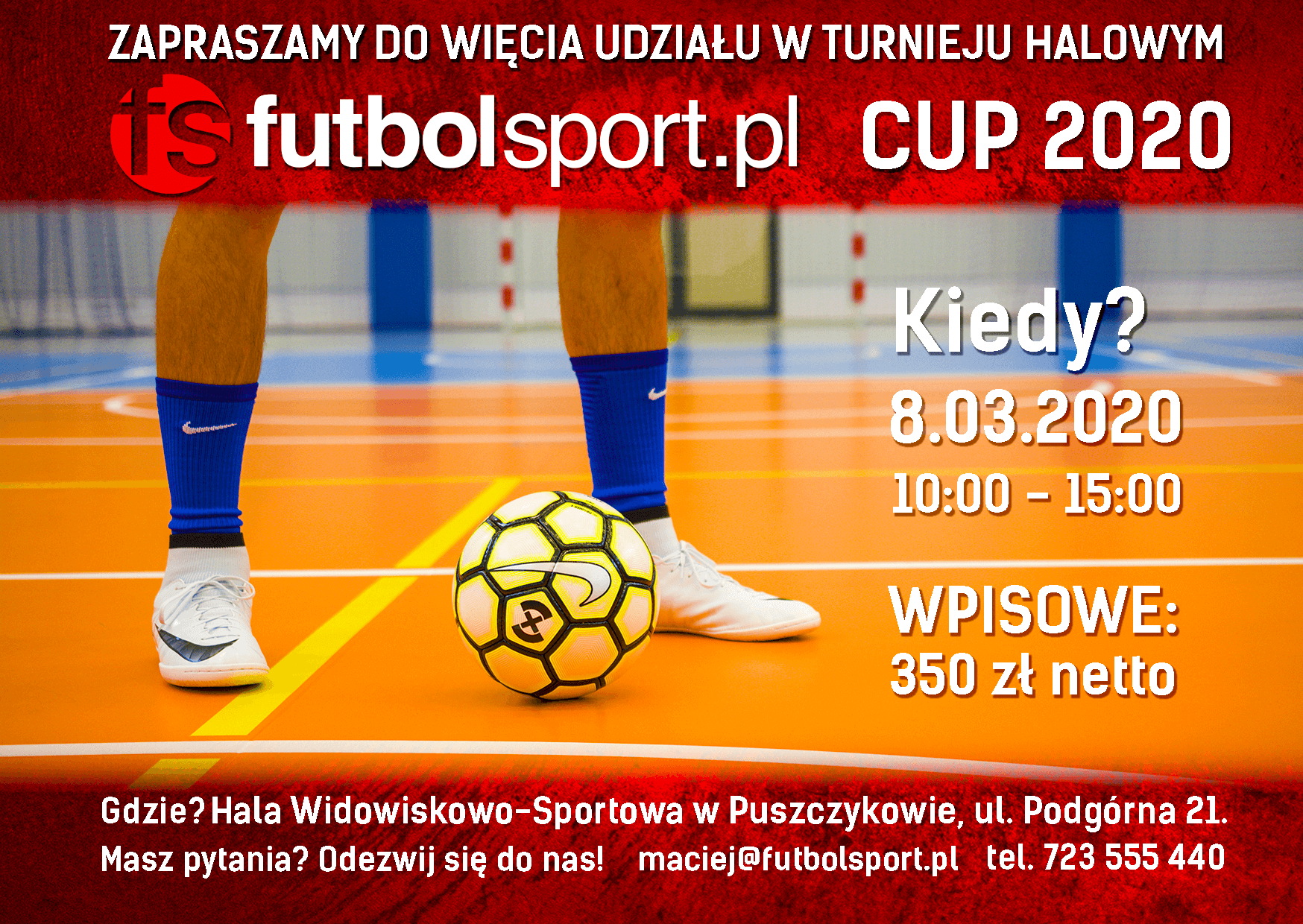 Ostatnie wolne miejsce w futbolsport.pl Cup 2020!